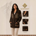 Andes Heritage Shawl Cardigan – Espresso Brown