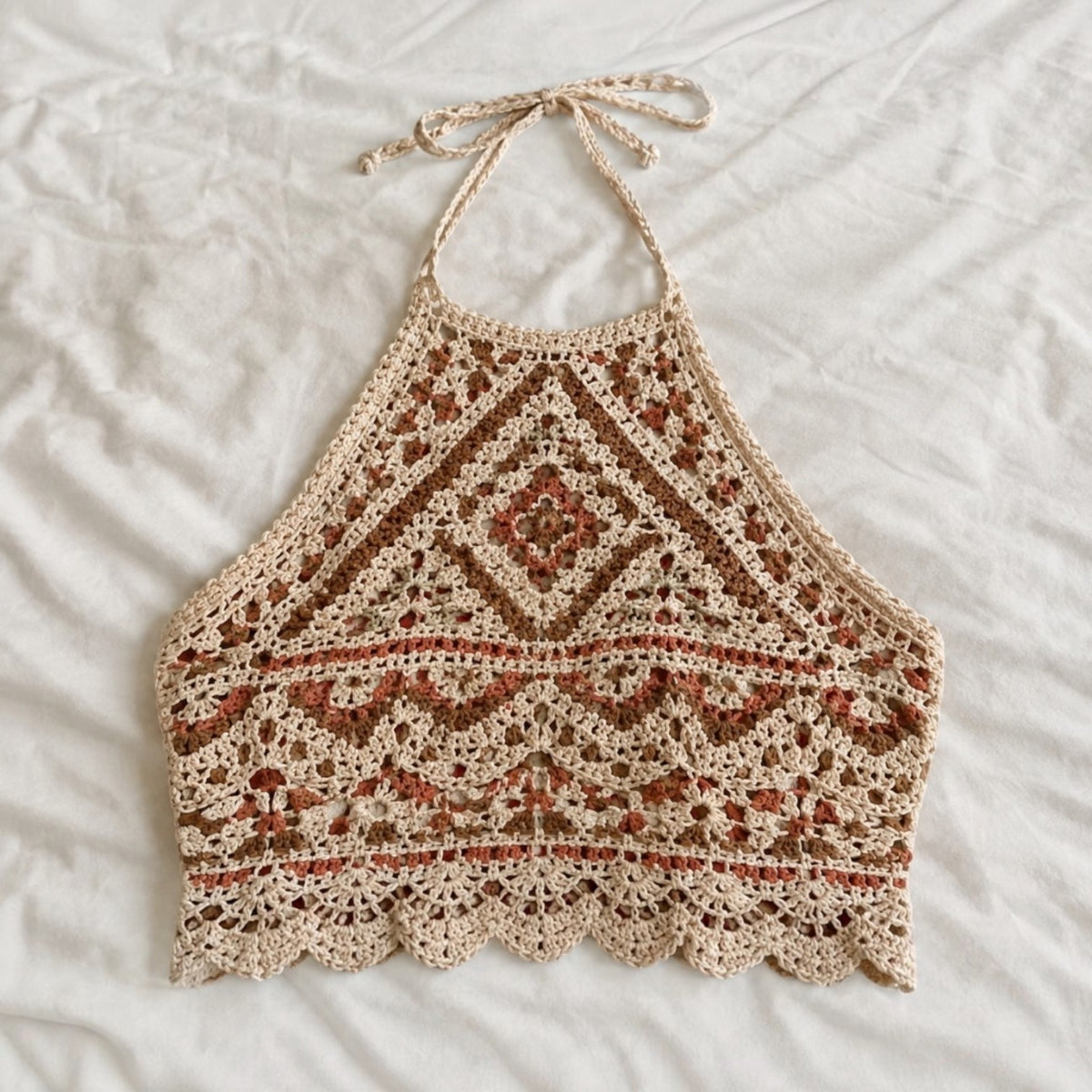Bohemian Sunset Crochet Top